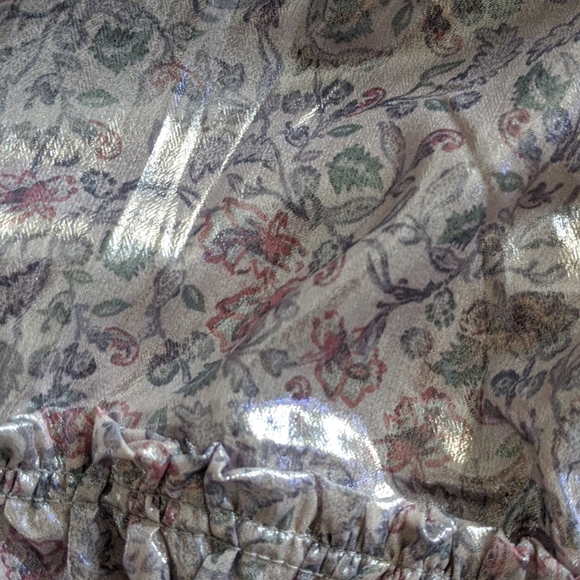 {Free People} New In A Bubble Satin Mini Skirt - Picture 8 of 11